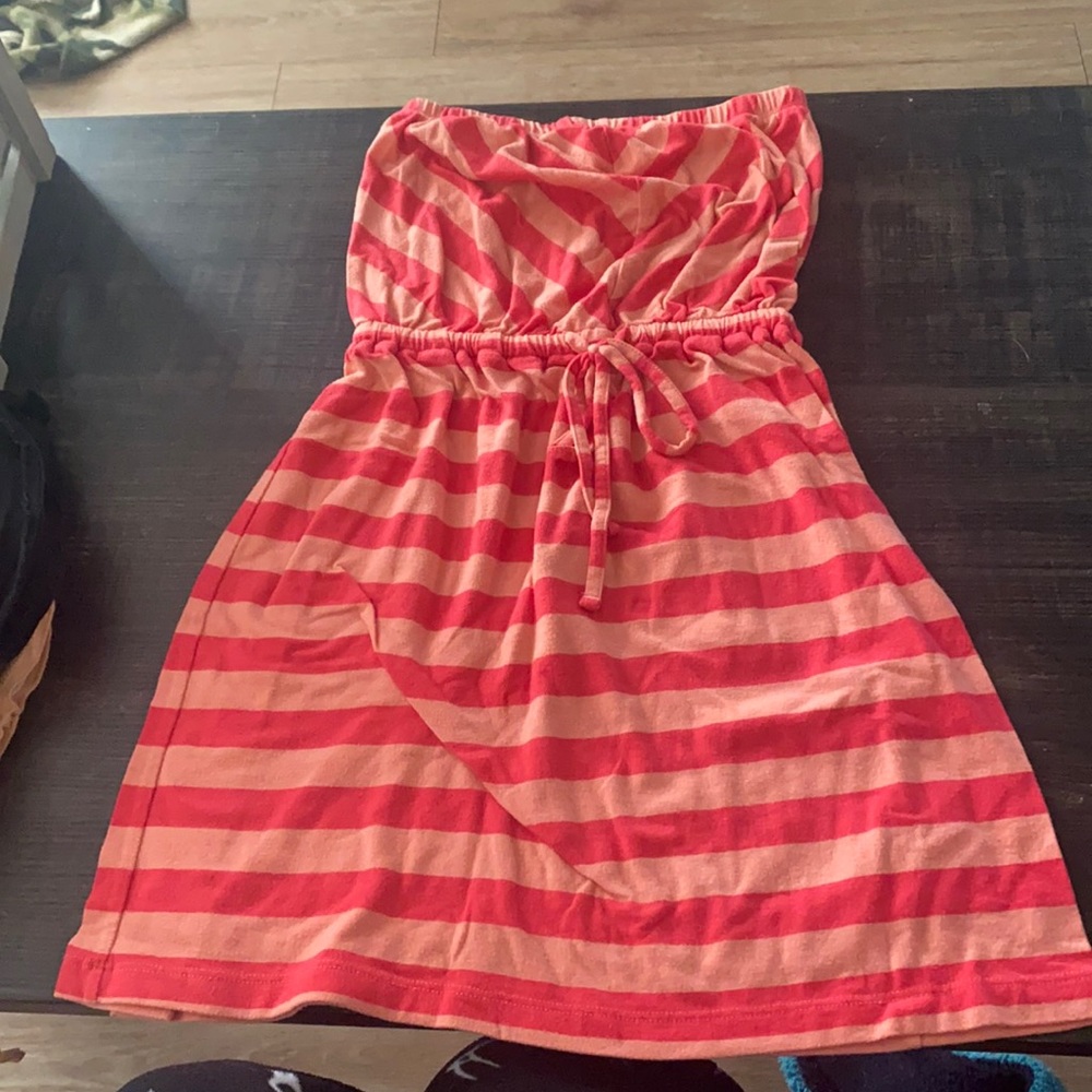 Strapless summer dress